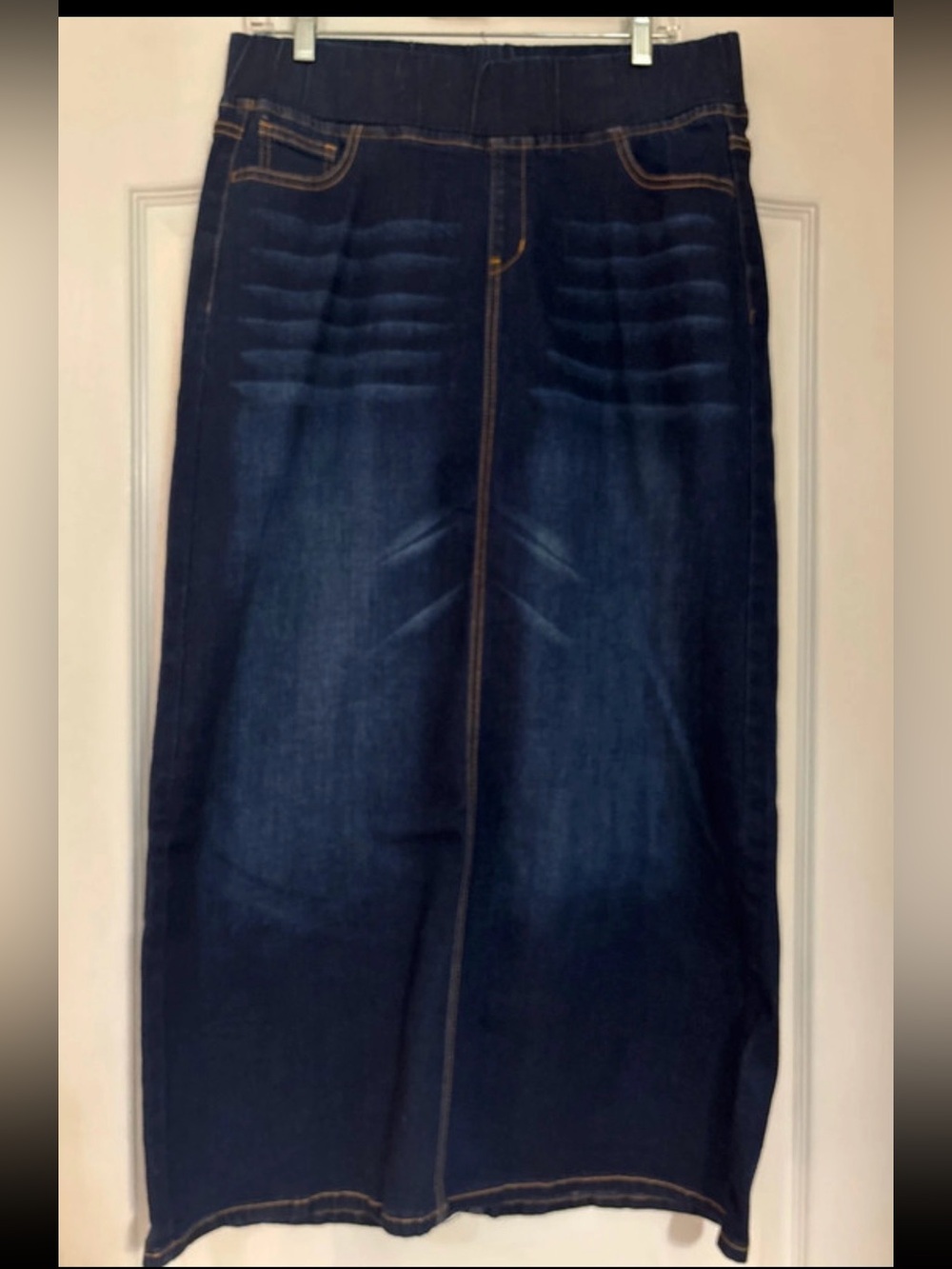 Be Girl Dark Blue Denim Maxi Skirt